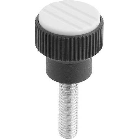 Knurled Knobs, External Thread, Metric